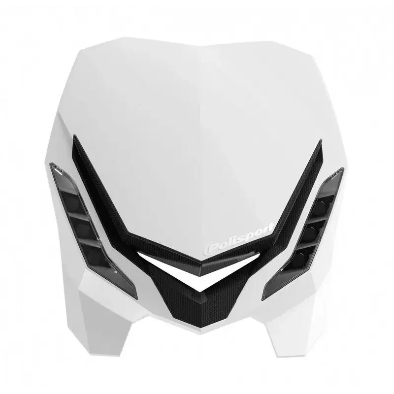 Plaque phare POLISPORT E-Blaze blanc