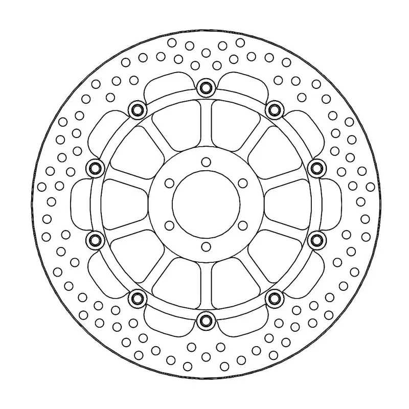 Halo Floating Rotor Front BMW