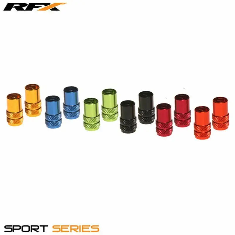 Capuchons de valve RFX sport avec clé de valve (Bleu) 2pièces