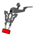 Support de plaque V-PARTS - Yamaha T-Max 560