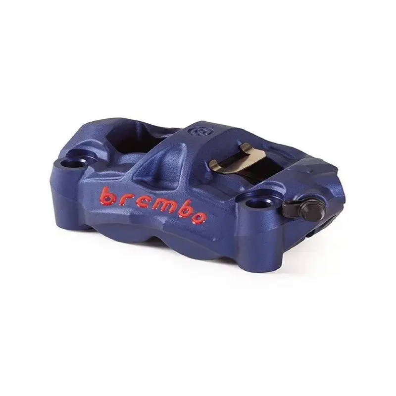 Étrier de frein avant droit BREMBO UPGRADE M50 ø34mm - bleu logo rouge