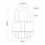 Antivol chaîne OXFORD Boss Alarm 16mm