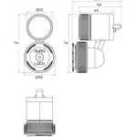 Support de smartphone QUAD LOCK grille d&#039;aération