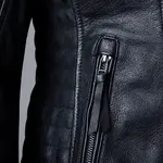 Veste RST Ripley2 cuir CE femme - Noir