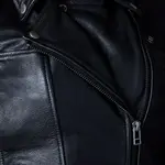 Veste RST Ripley2 cuir CE femme - Noir