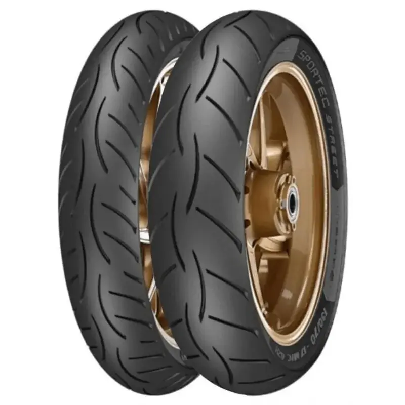 Pneu METZELER SPORTEC STREET 2 (F/R) Reinf 80/80-14 M/C 43S TL