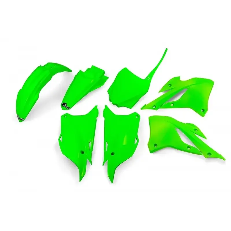 Kit plastiques UFO - vert fluo Kawasaki KX85