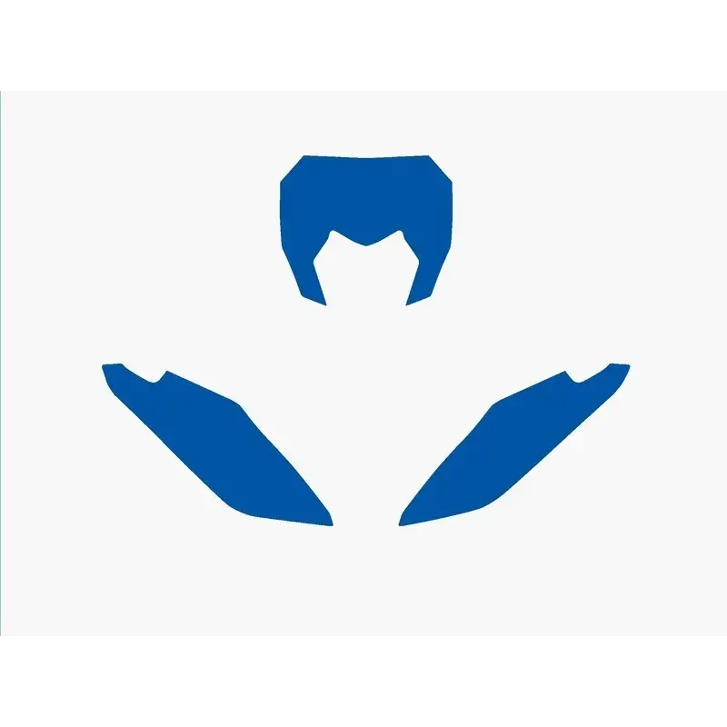 Fonds de plaque BLACKBIRD bleu Fantic XX