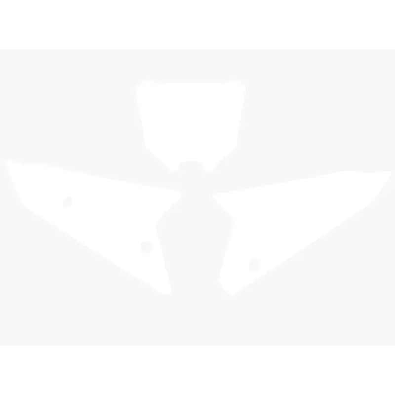 Fonds de plaque BLACKBIRD blanc Honda CRF450