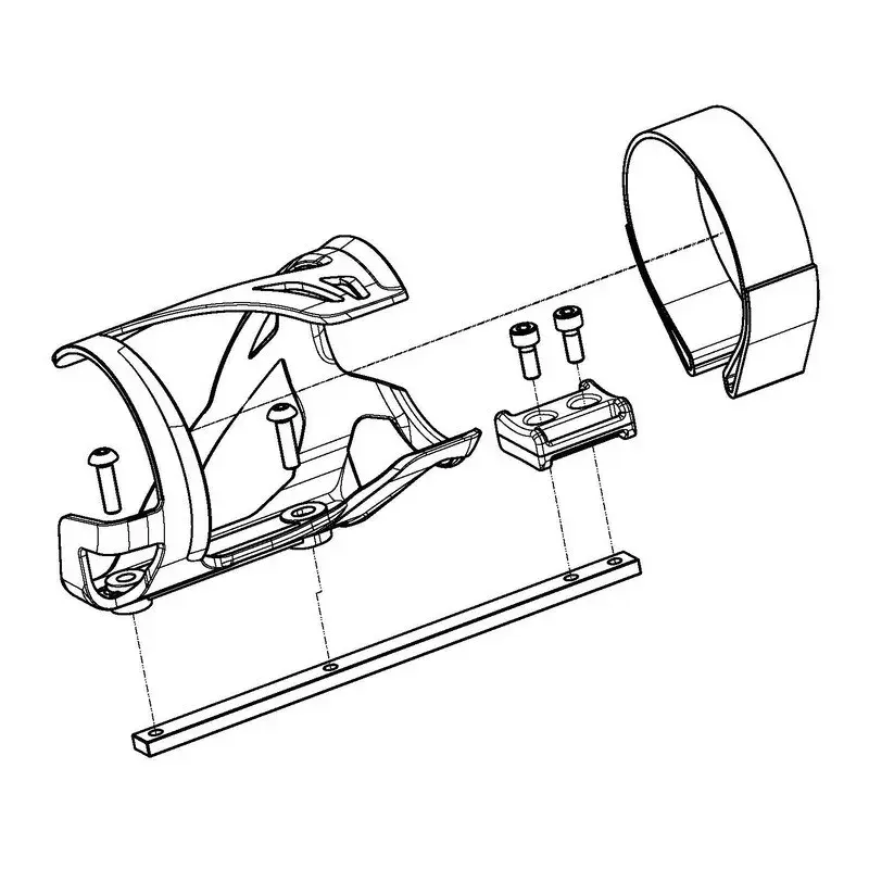 Support de batterie double POLINI E-Bike