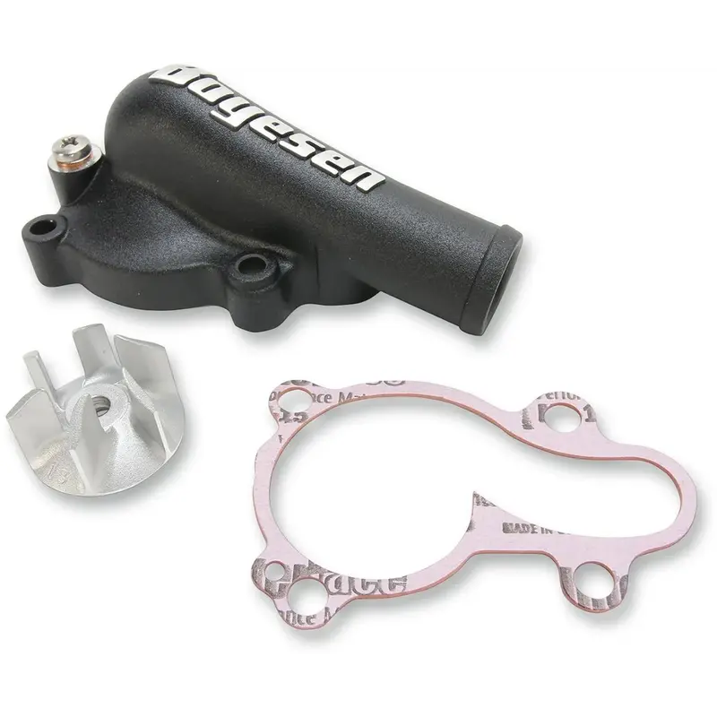 WATER PUMP COVER & IMPELLER KIT SUPERCOOLER ALUMINUM BLACK