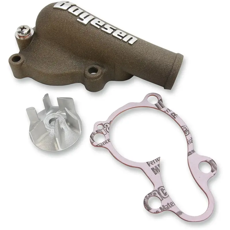 WATER PUMP COVER & IMPELLER KIT SUPERCOOLER ALUMINUM NATURAL