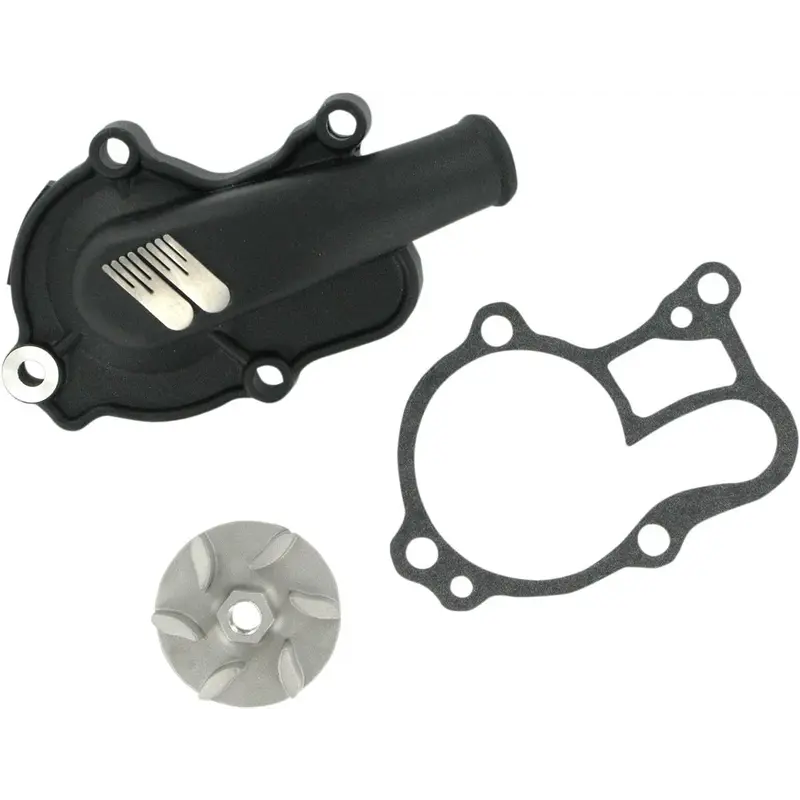 WATER PUMP COVER & IMPELLER KIT SUPERCOOLER ALUMINUM BLACK