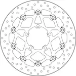 Disque de frein BREMBO Série Oro Flottant - 78B40869