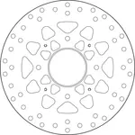 Disque de frein BREMBO Série Oro fixe - 68B407M6