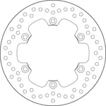 Disque de frein BREMBO Série Oro fixe - 68B407M5