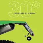 Support de plaque 30° RACETECH feu LED