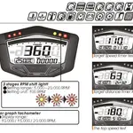 Compteur digital mutlifonctions Koso DB02R universel