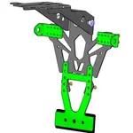 Support de plaque V PARTS - Suzuki