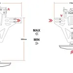 Support de plaque HIGHSIDER Akron-RS Pro