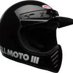 Casque BELL Moto-3 Classic - Noir brillant