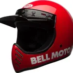 Casque BELL Moto-3 Classic - Rouge brillant