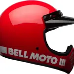 Casque BELL Moto-3 Classic - Rouge brillant