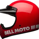 Casque BELL Moto-3 Classic - Rouge brillant