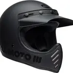 Casque BELL Moto-3 Classic - Blackout Mat/Brillant