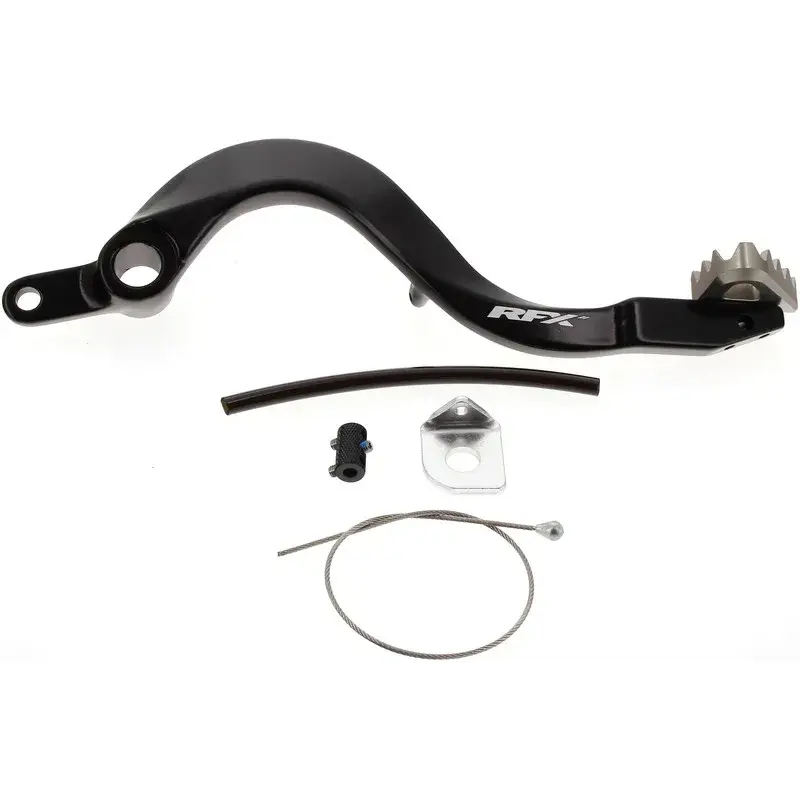 Levier de frein arrière RFX Pro ST (Anodisé dur noir / Anodisé dur Titane) - Kawasaki KXF450
