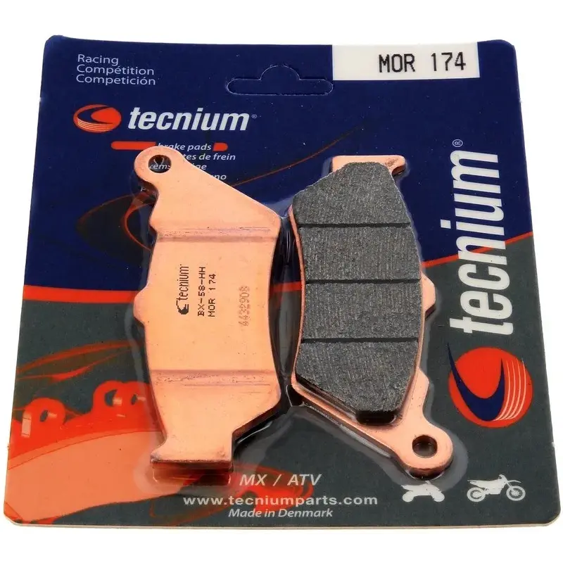 Plaquettes de frein TECNIUM MX/ATV métal fritté - MOR174