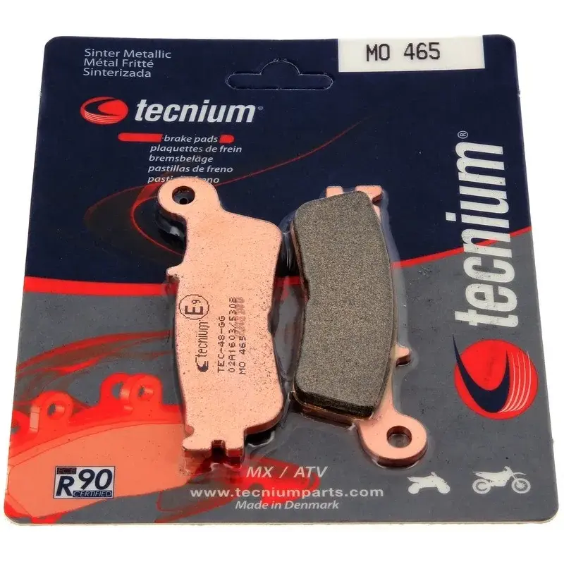 Plaquettes de frein TECNIUM MX/Quad métal fritté - MO465