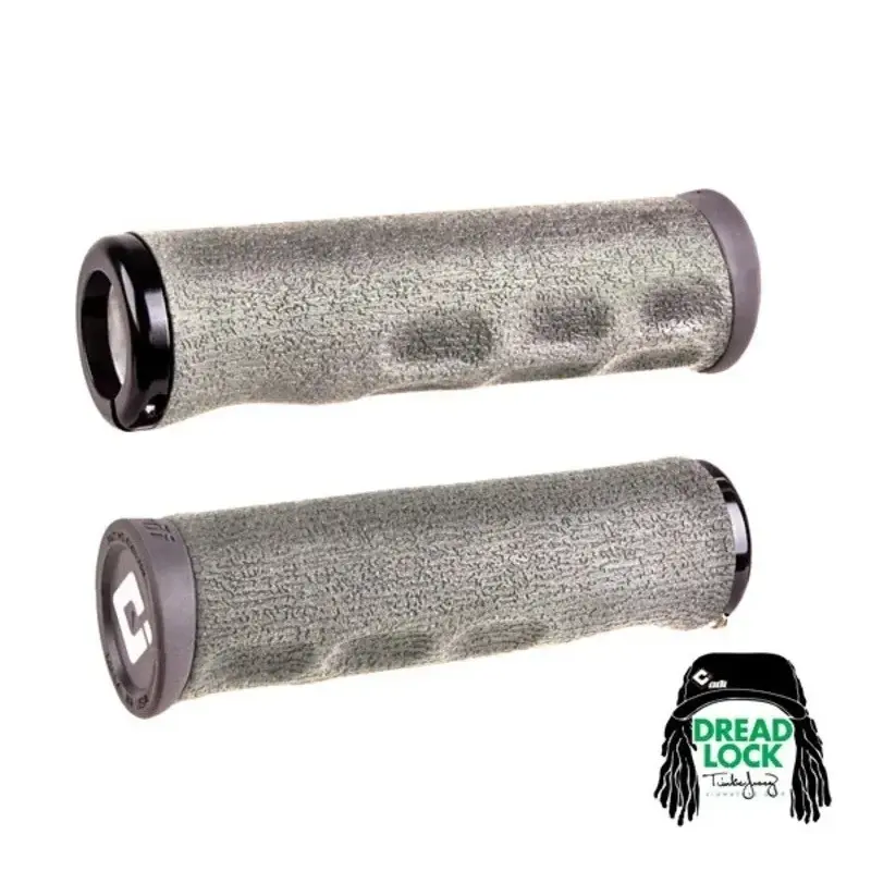 Revêtements de poignées MTB ODI F-1 Series Tinker Signature Dread Lock